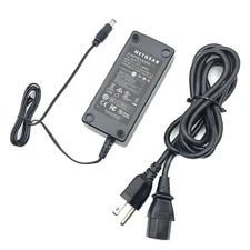 Genuine AC Adapter Netgear 60W for GS108PEv3 Gigabit Ethernet Plus Switch