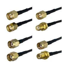 RG174 SMA RP SMA to SMA RP SMA Male & Female Nut Connector RF Coaxial Cable