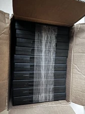 Maxtek Black 8 Disc DVD Cases with 3 Flip Trays and Outter Clear Sleeve, 10 Pack