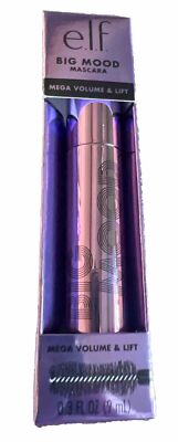 e.l.f. Big Mood Mascara Black Voluminous Long-Lasting Formula