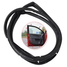 For Honda Civic Sedan 2012-2015 Car Door Weatherstrip Window Moulding Trim Seal