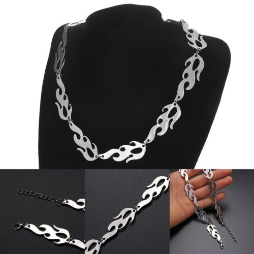 Jewelry Accessories Wave Sun Choker Fire Flame Necklace Hook Earrings Bracelet - Picture 12 of 12
