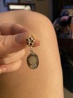 Vintage Black Cameo RARE Vintage Screw On — photo 2