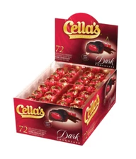Cella's Dark Chocolate Covered Cherries, 72-Count Box