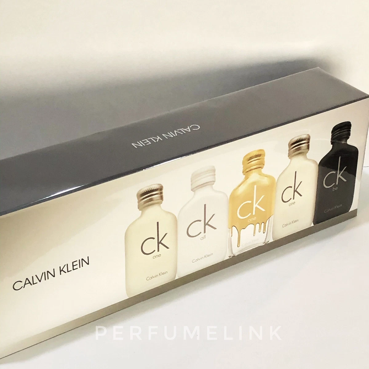 CALVIN KLEIN DELUXE TRAVEL COLLECTION 5 PCS MINIATURE GIFT SET FOR MEN