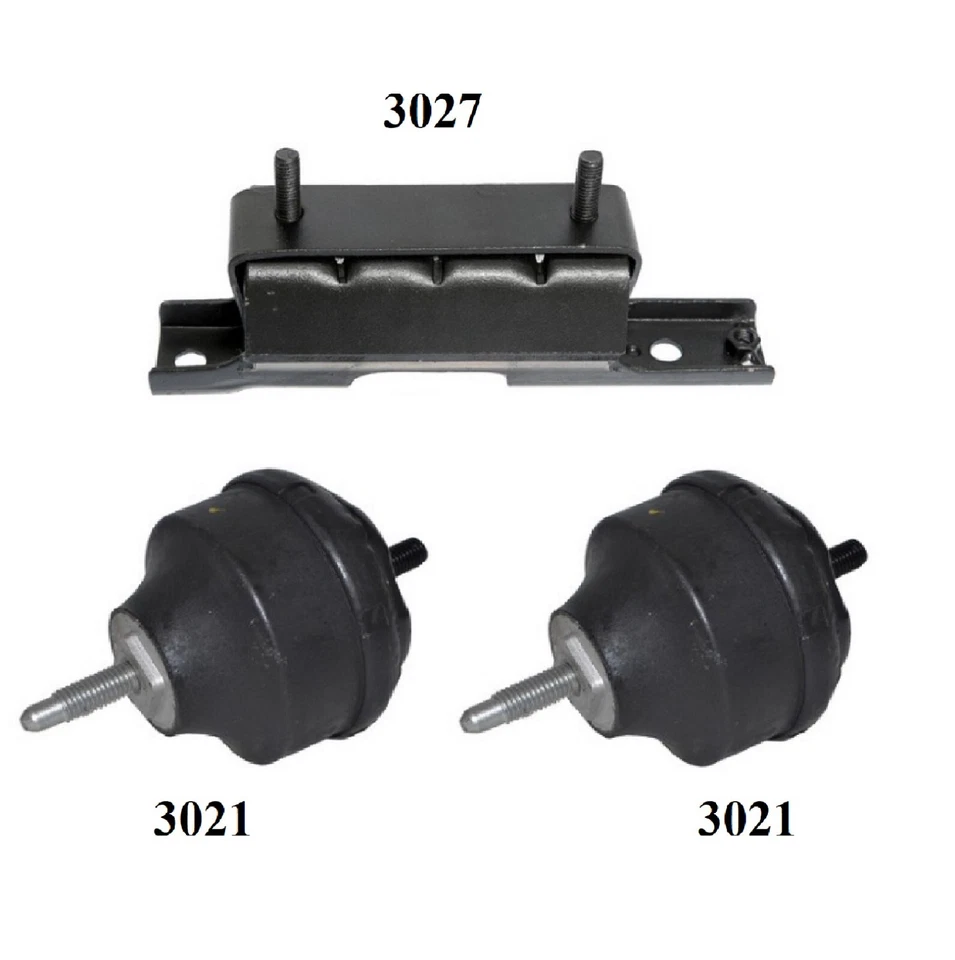 3PCS MOTOR & TRANS MOUNT FIT 2002-2009 GMC Envoy, ENVOY XL, ENVOY XUV 4.2L - Image 2 of 4