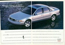Audi CAR Magazine Print Advertising A8 VTG 1990S 1998