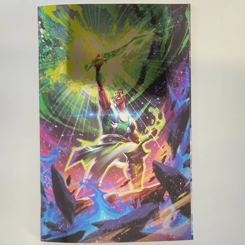 John Stewart the Emerald Knight #1 Manhanini Virgin 1:50 Foil Variant NM