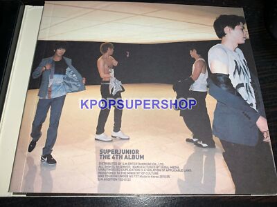 Super Junior The 4th Album Bonamana Photobook Sungmin Photocard CD