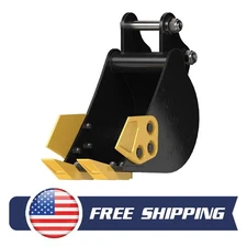 8 in/200mm Narrow Trenching Bucket for 1 Ton Chinese Mini Excavator Attachment