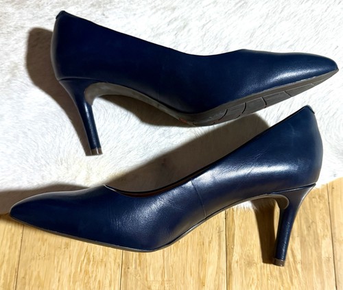 Rockport Women’s Shoes Total Motion Navy 75mm point pumps heels Size 7 - Picture 5 of 10