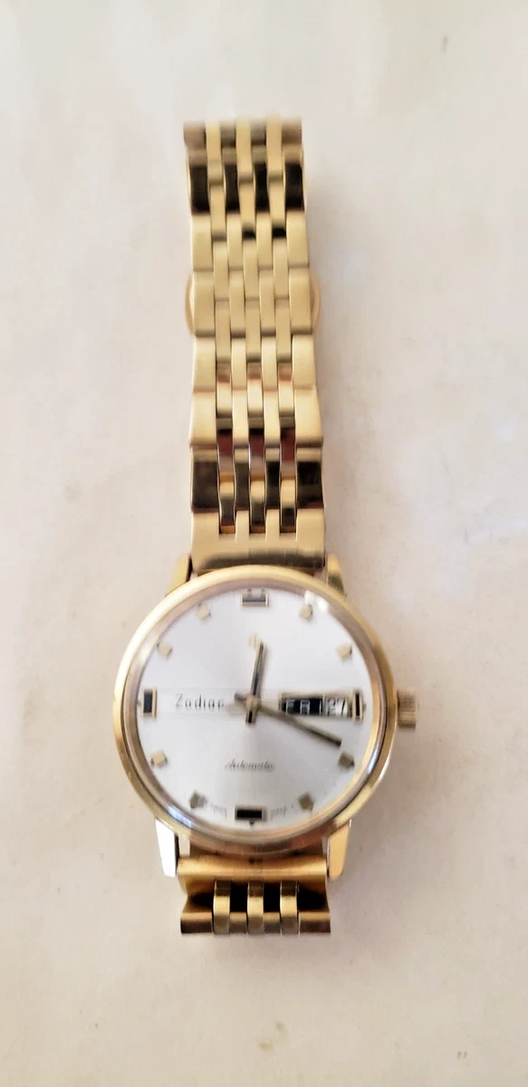 Zodiac Gold Plated Band Wristwatches for sale | eBay