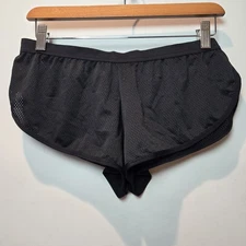 Seven Til Midnight Junior's Black Mesh Bootie Boy Shorts XL