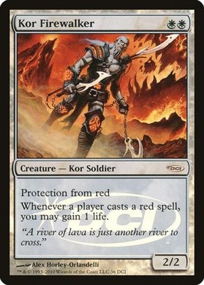 Kor Firewalker -Foil Light Play MTG Promos: WPN and Gateway