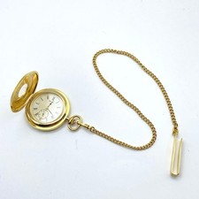 SEIKO Pocket Watch 7N07-0020 New Battery Replaced, 42mm Men's Vintage