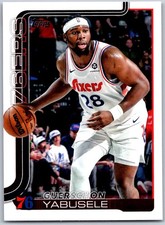 🏀 2025-26 Topps #26 Guerschon Yabusele Philadelphia 76ers