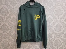 Drop Dead × Jurassic Park "UNIX" Distressed Hoodie Men S
