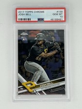 Josh Bell 2017 Topps Chrome #158 PSA 10 GEM MINT RC Rookie Pirates RB