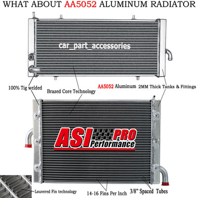 Aluminum Radiator&Auxiliary Radiator Fit 17-20 Polaris RZR XP /RZR  XP 4 Turbo