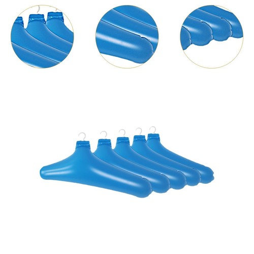 5x Aufblasbare Kleiderbügel Multiuse Faltbare Mantel Halter Für Home Reise - Bild 3 von 7