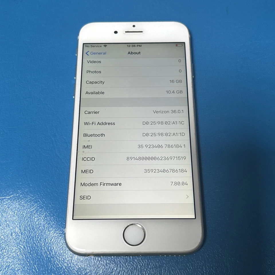 Apple iPhone 6 - 64 GB - Plateado Verizon Foto 3 de 4