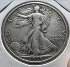 1935-P 50C Walking Liberty Half Dollar 90% Silver