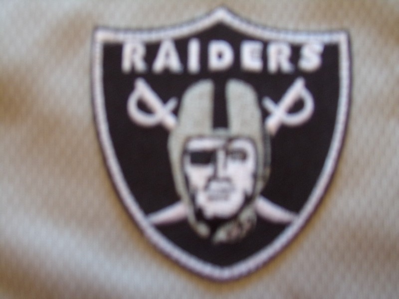 "LAS VEGAS RAIDERS" NFL NWOT Gray "2 Button-Shirt"  Adult Size (M) Retail $39