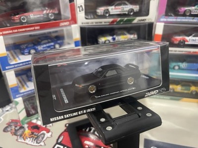 1/64 Nissan Skyline GR-R R32 (RHD) Matt Black Diecast By Inno Models IN64-R32-MB