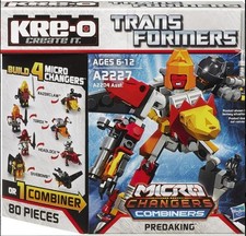 KRE O Creo Transformers Micro Changer Four Body Combination Set Used