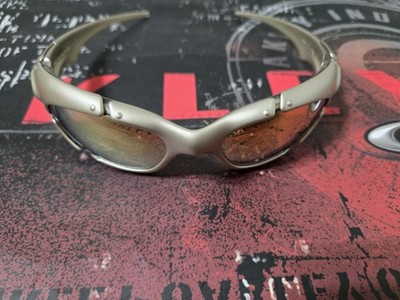 Rare Genuine Vintage Oakley Plate Sunglasses Platinum / 24K Gold 