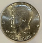 1976-S 40% Silver Kennedy Bicentennial Half Dollar in Brilliant Uncirculated