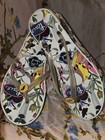 Sakroots Peace Womens Sandals Flip Flops Size 7 Multicolor Floral Very Good   — photo 5
