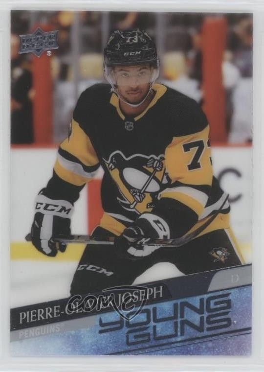 2020 Upper Deck Young Guns Clear Cut Pierre-Olivier Joseph #216 Rookie RC 1e15
