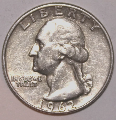 1962-D Washington Quarter - 90% Silver - Extra Fine - #0948EA