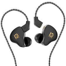 KBEAR KS1 Earphones in Ear Monitor Super Bass Wired without Mic, Black
