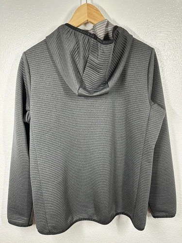 Alaskan Hardgear Jacket Mens Medium Gray Hooded Full Zip Outdoor Performance image 2
