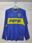BOCA JUNIORS 2003-04 HOME SHIRT NIKE LONG SLEEVE JERSEY ARGENTINA SOCCER SIZE M