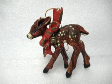 House of Hatten Reindeer Fawn Standing Deer Xmas Enchanted Forest Calla H of H