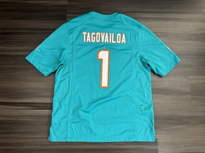 Game Jersey Tua Tagovailoa Jersey Shirt Miami Dolphins Tua Tagovailoa Jersey Nike Youth Miami Dolphins Tua  Tagovailoa #1 Aqua Game Jersey