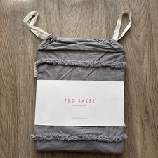Image of Ted Baker Magnolia Tufted Charcoal Standard Pillowcase BNWT