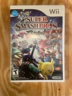 Super Smash Bros Brawl-Wii-Game & Case-TESTED & WORKING