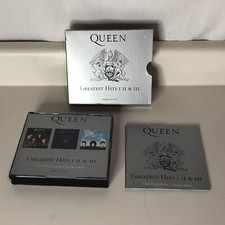 Queen Greatest Hits I II III The Platinum Collection 3 CD Set Classic Rock NR