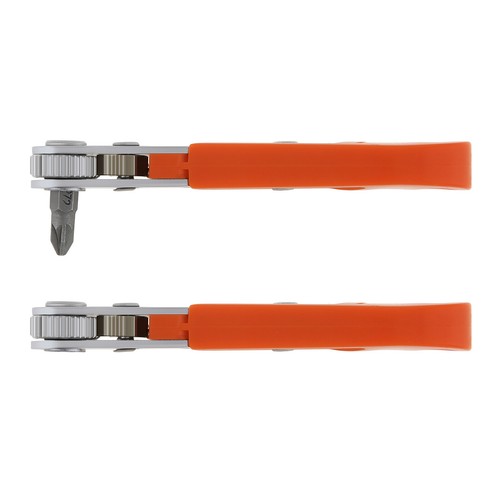1/4 Inch Mini Ratcheting Wrench Bit Right Angle Screwdriver Hex Drive Tools Set - Picture 8 of 11