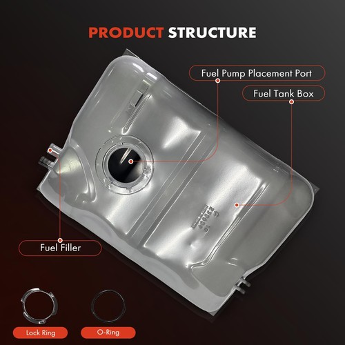 15 Gallons Fuel Tank for Jeep Wrangler YJ 1987 1988-1990 L6 4.2L with Steel Tank - Picture 2 of 8