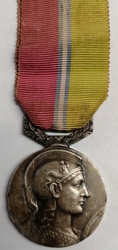 Médaille Syndicale 1935 Syndicat Des Industries Du Livre (Cercle De La Librairie) - Bronze Argenté