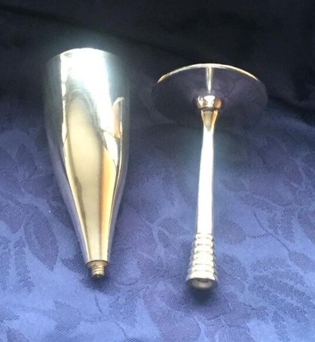 Silver Plate Servizio Bicchieri champagne (6 Bicchieri ) Bellissimi - Photo 8/12