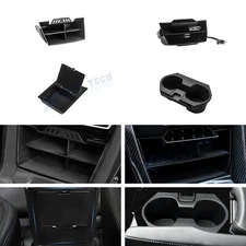 Center Console Armrest Box Organizer Insert Cup Holder For Honda Civic 2016-21