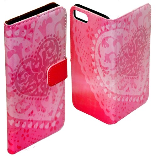 For OPPO Series - Valentine Love Theme Print Wallet Mobile Phone Case Cover #3 - Picture 4 of 10