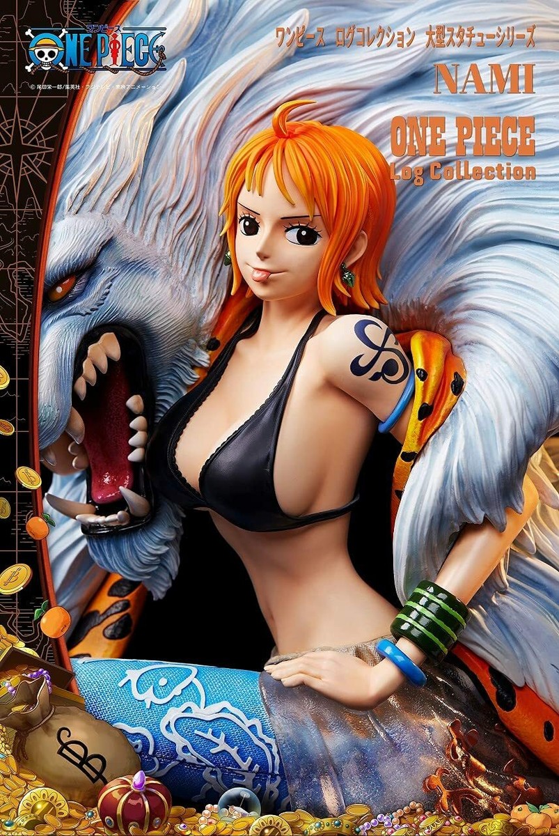 ONE PIECE　Log Collection　NAMI NEW One Piece Log Collection Large Statue Series Nami Unique