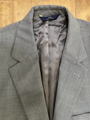 【JO】スーツ　Brooks Brothers 346 stretch Brooks Brothers 346 stretch Mens Sz 42 reg 96% wool Gray Suit Coat